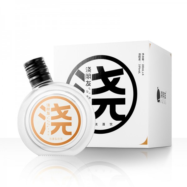 浇朋友白小浇 白酒100ml*4瓶